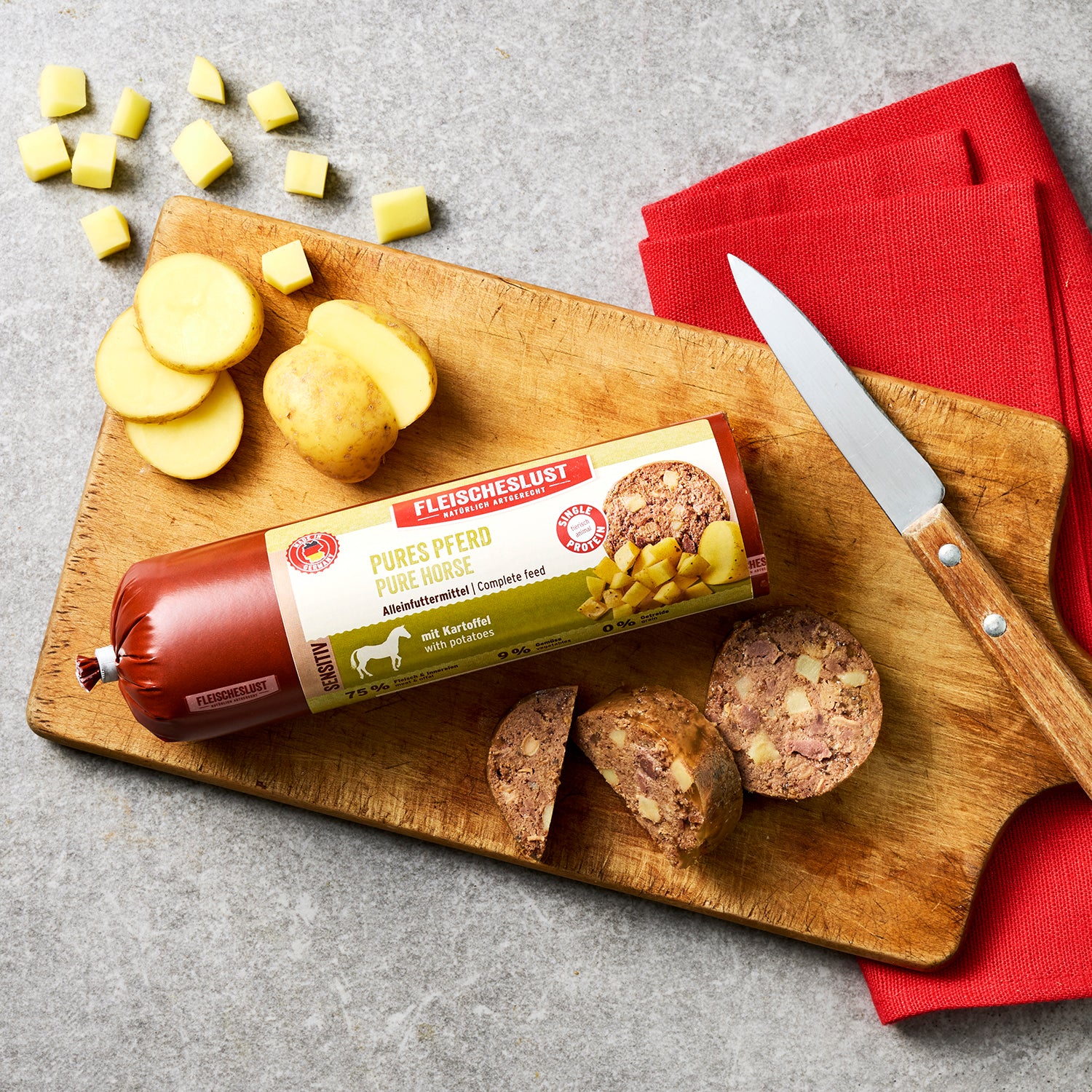 Pures Pferd mit Kartoffel - Image 4