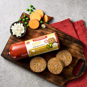 Alternative view of Futterbox Junior Saftige Pute (8x400g) Hundewurst Alleinfutter