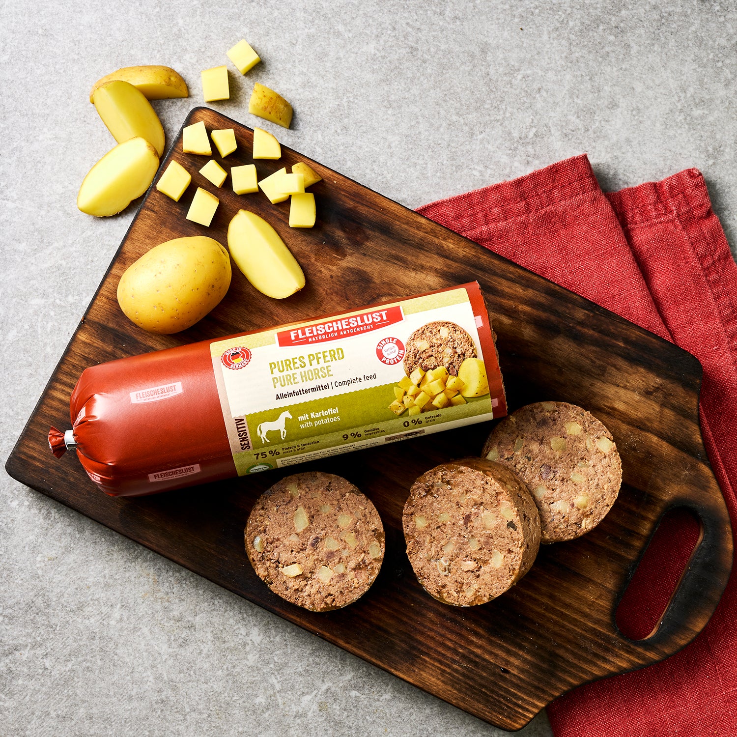 Pures Pferd mit Kartoffel - Image 5