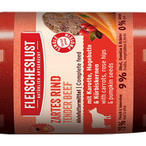 Alternative view of Zartes Rind mit Karotte, Hagebutte & Kürbiskernen