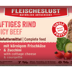 Saftiges Rind mit körnigem Frischkäse & Zucchini für Junioren