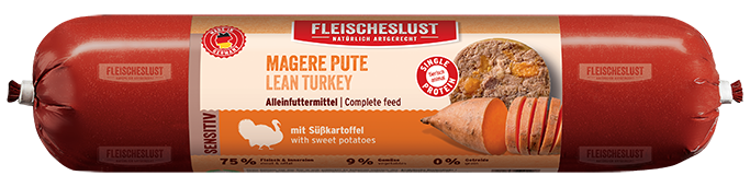 Magere Pute mit Süßkartoffel