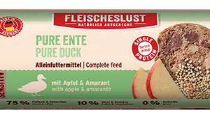 Pure Ente mit Apfel & Amarant