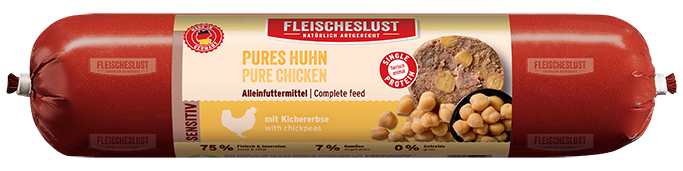 Pures Huhn mit Kichererbse