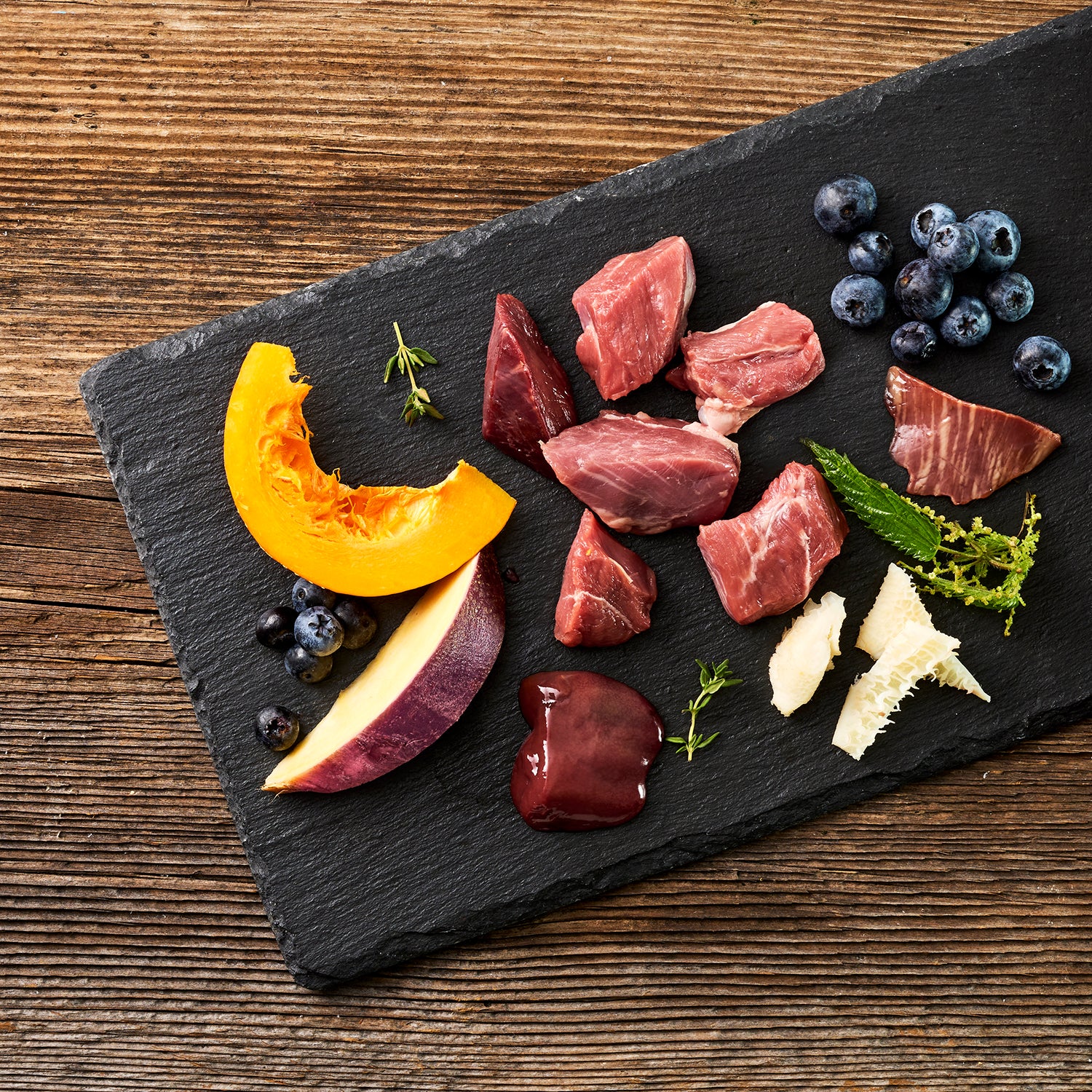 Ziege mit Lamm mit Steckrübe, Kürbis & Heidelbeere - Image 4