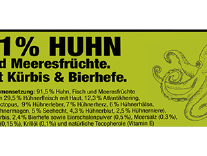 Pussy Deluxe Huhn & Meeresfrüchte mit Kürbis und Bierhefe