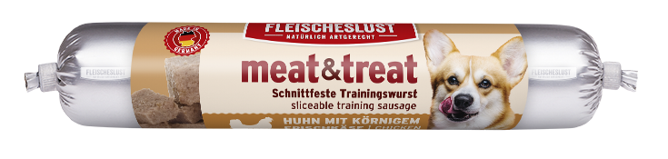 meat & treat Huhn mit körnigem Frischkäse